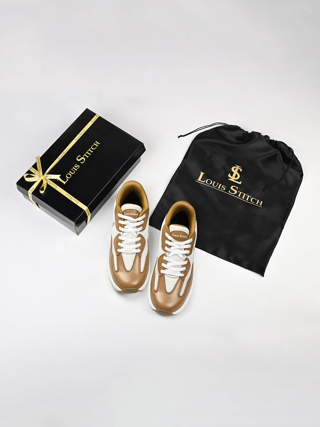 Latte Tan Lightweight Athleisure Sport Shoes