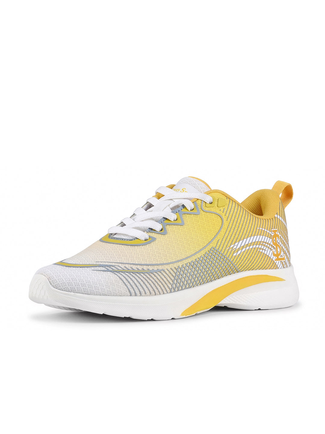 Zest Yellow Lightweight Athleisure Sport Shoes