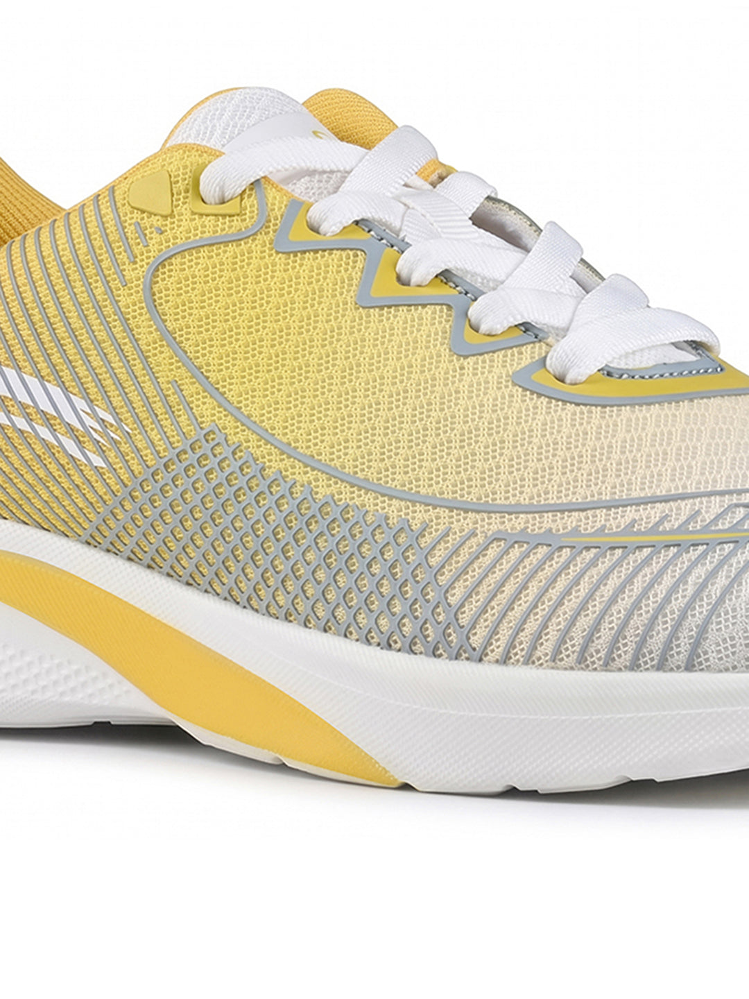 Zest Yellow Lightweight Athleisure Sport Shoes