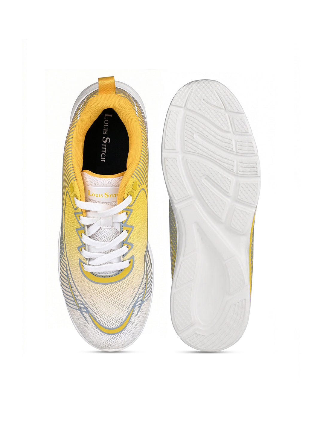 Zest Yellow Lightweight Athleisure Sport Shoes
