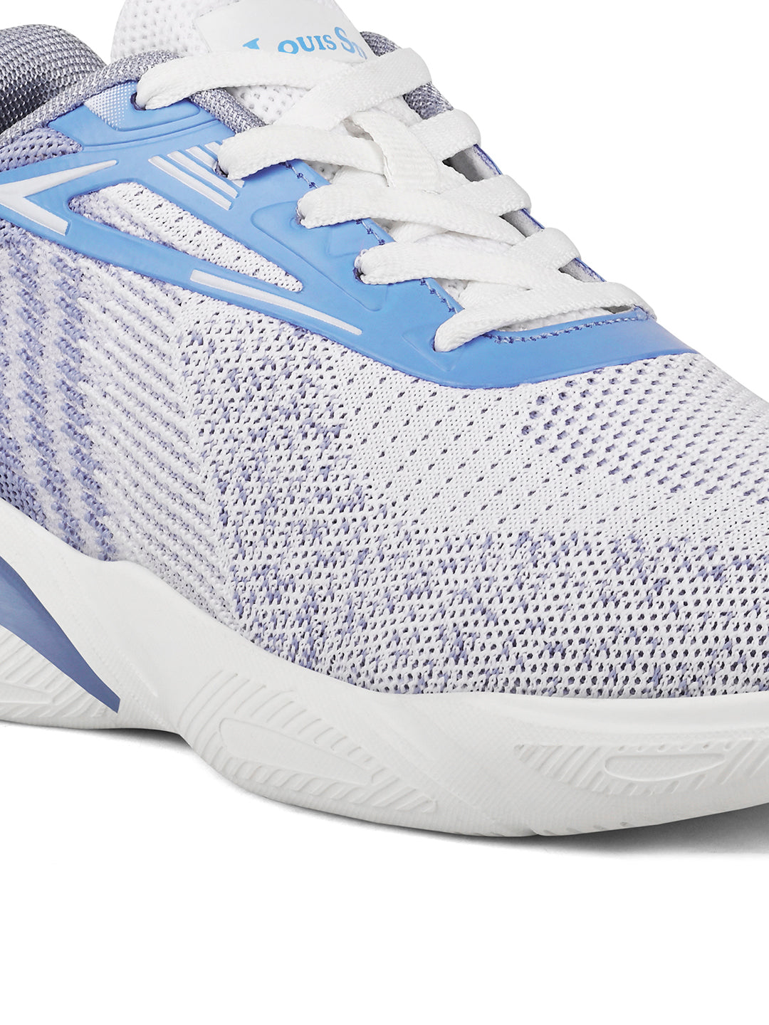 Women's Indigo Blue Lightweight Athleisure Flyknit Sport Shoes