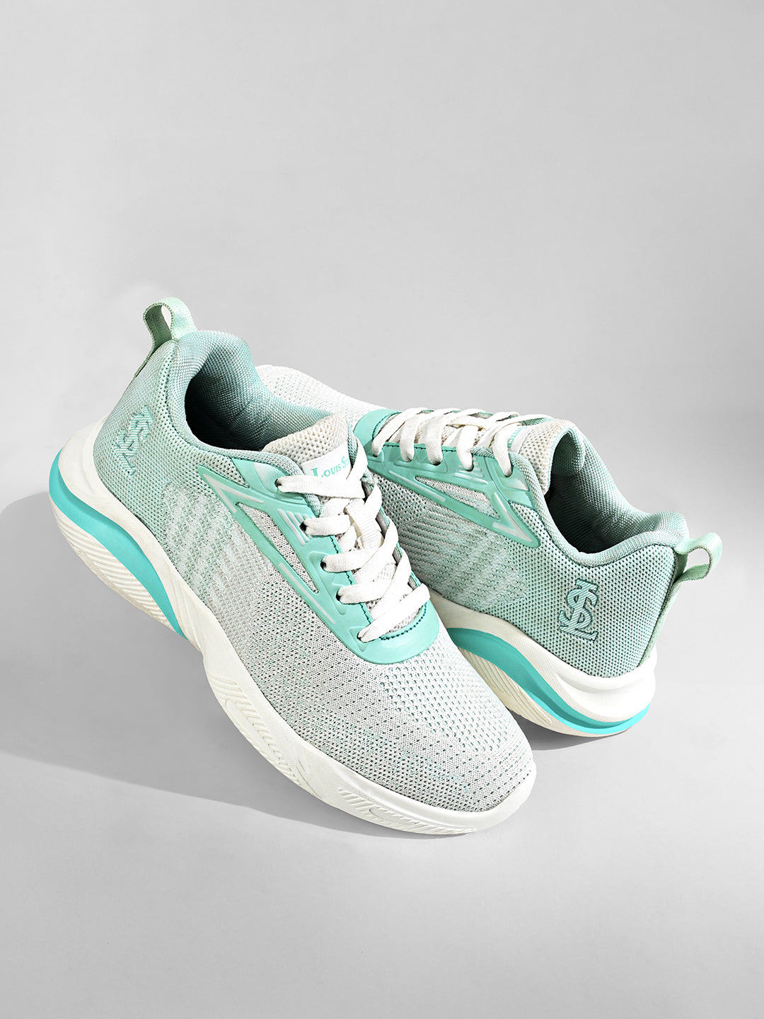 Women's Aqua Sage Lightweight Athleisure Flyknit Sport Shoes
