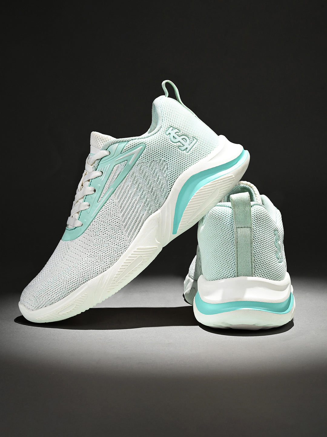 Women's Aqua Sage Lightweight Athleisure Flyknit Sport Shoes