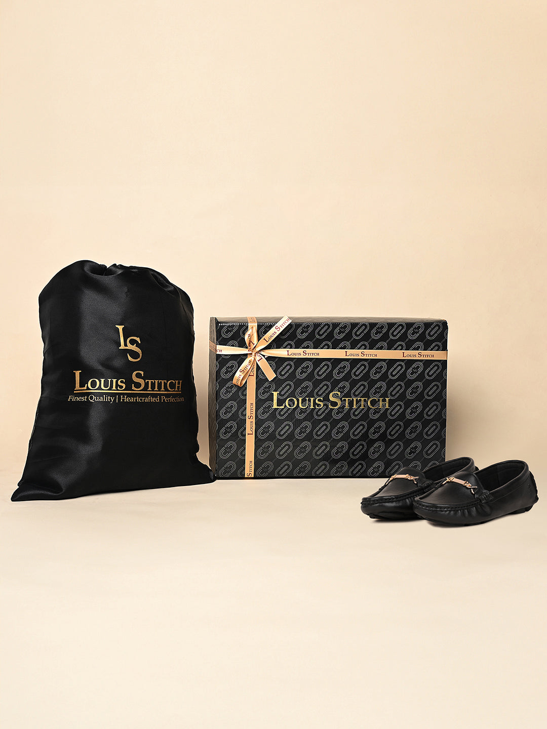 Women's Black Premium Solid Slip-On Casual Loafers