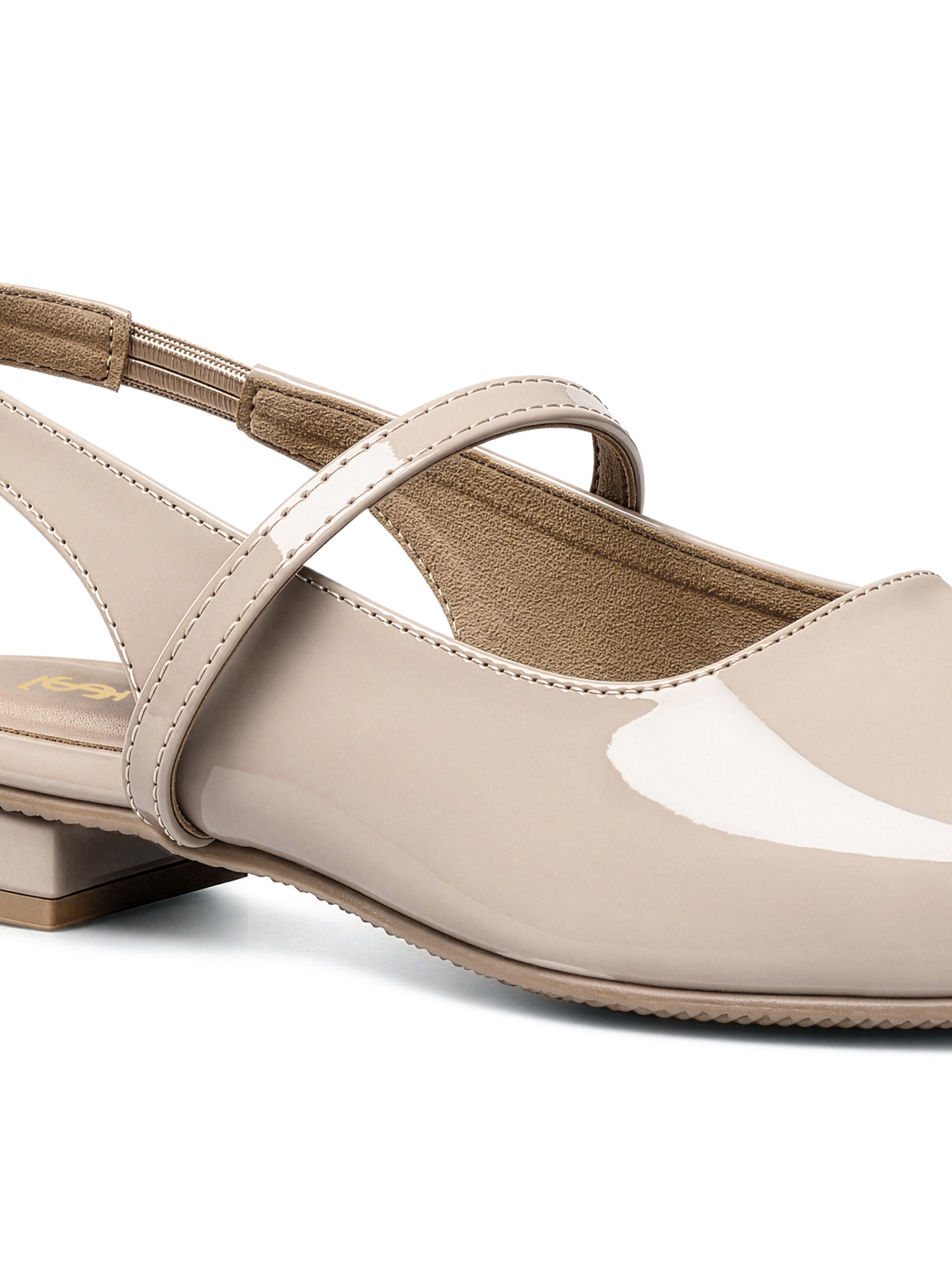 Women's Nude Luxury Comfort Mule Sandals