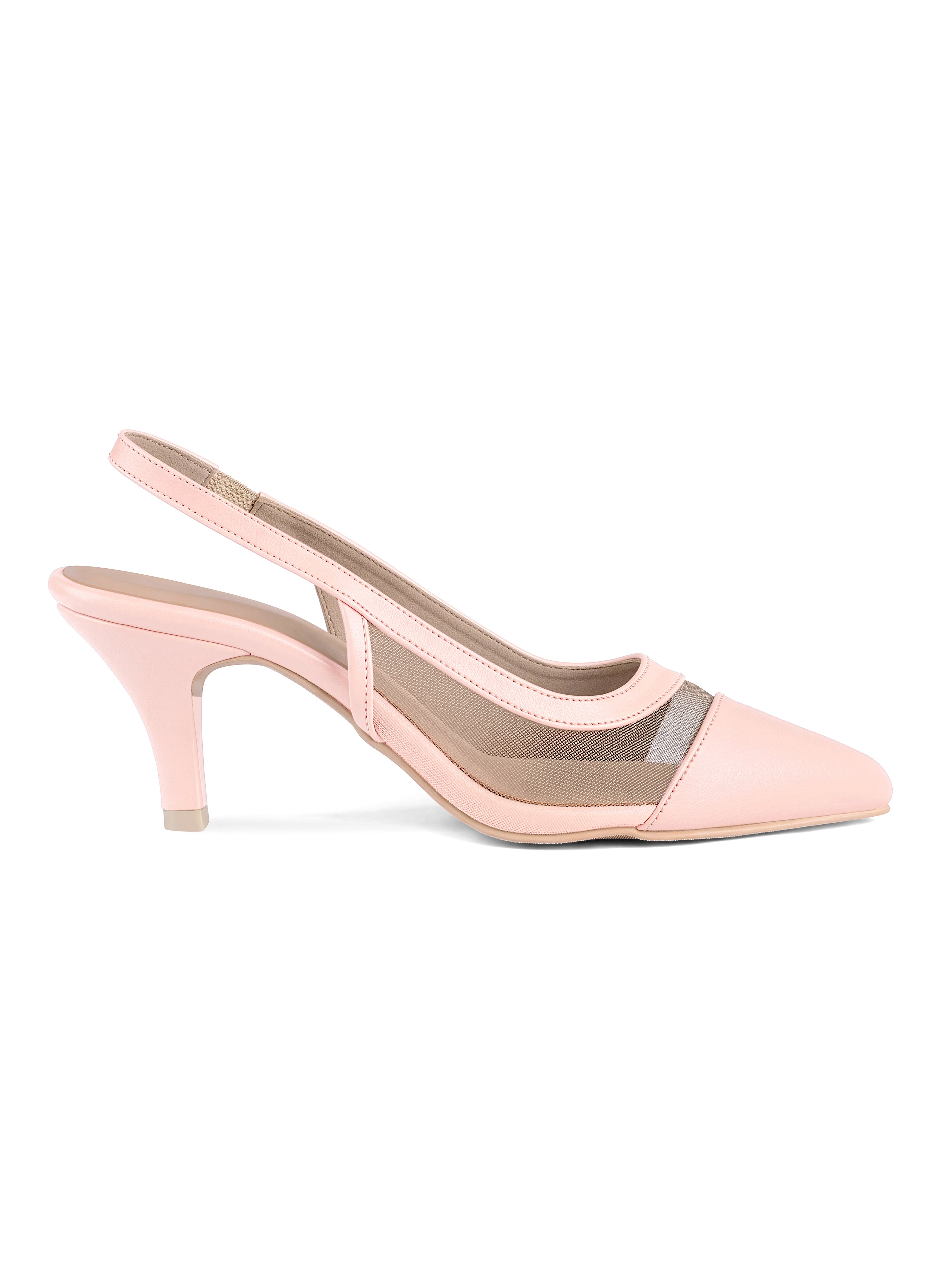 Women's Nude Luxury Comfort Heel Sandals