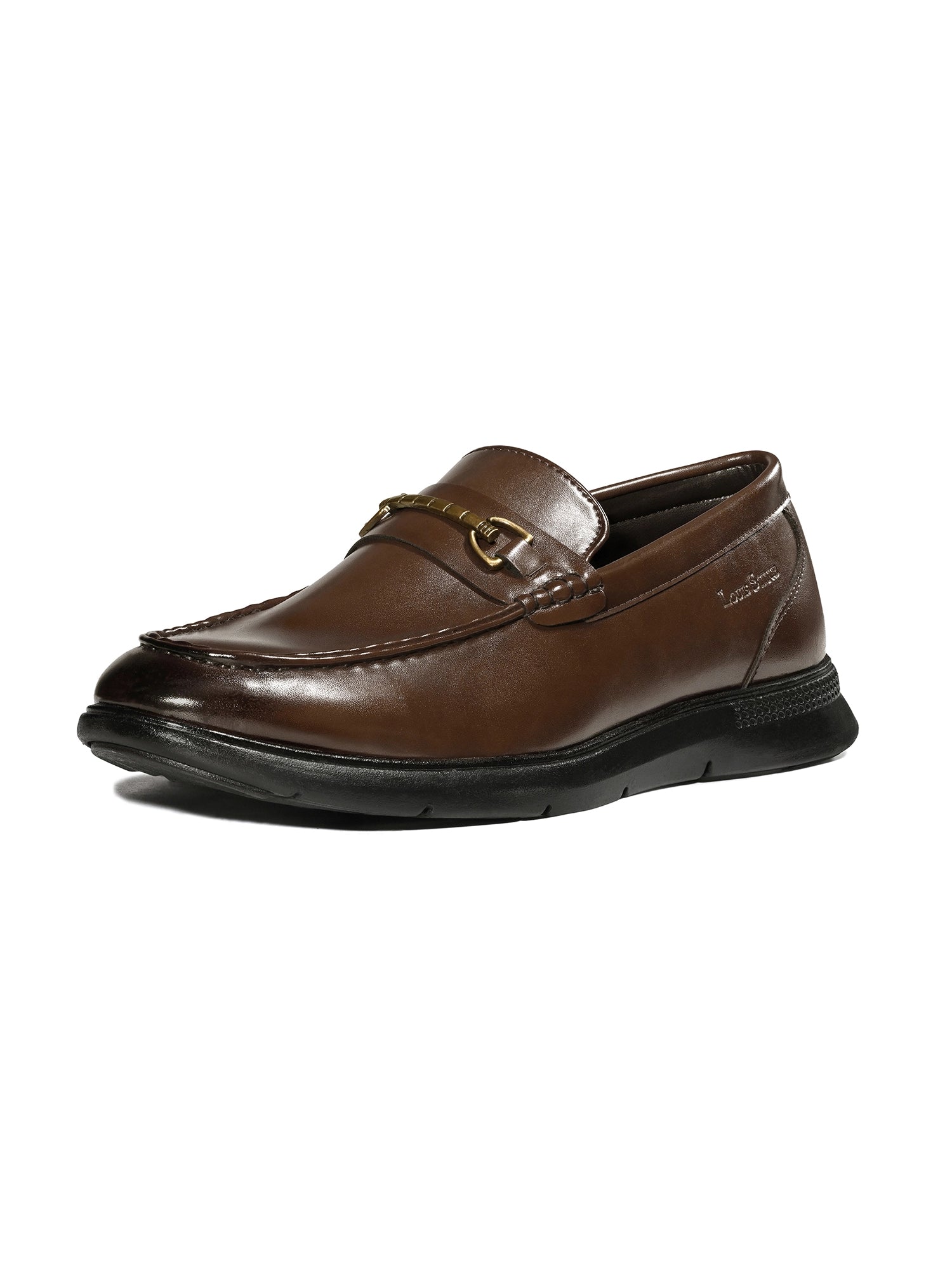 Men’s Brunette Brown Formal Moccasin Shoes