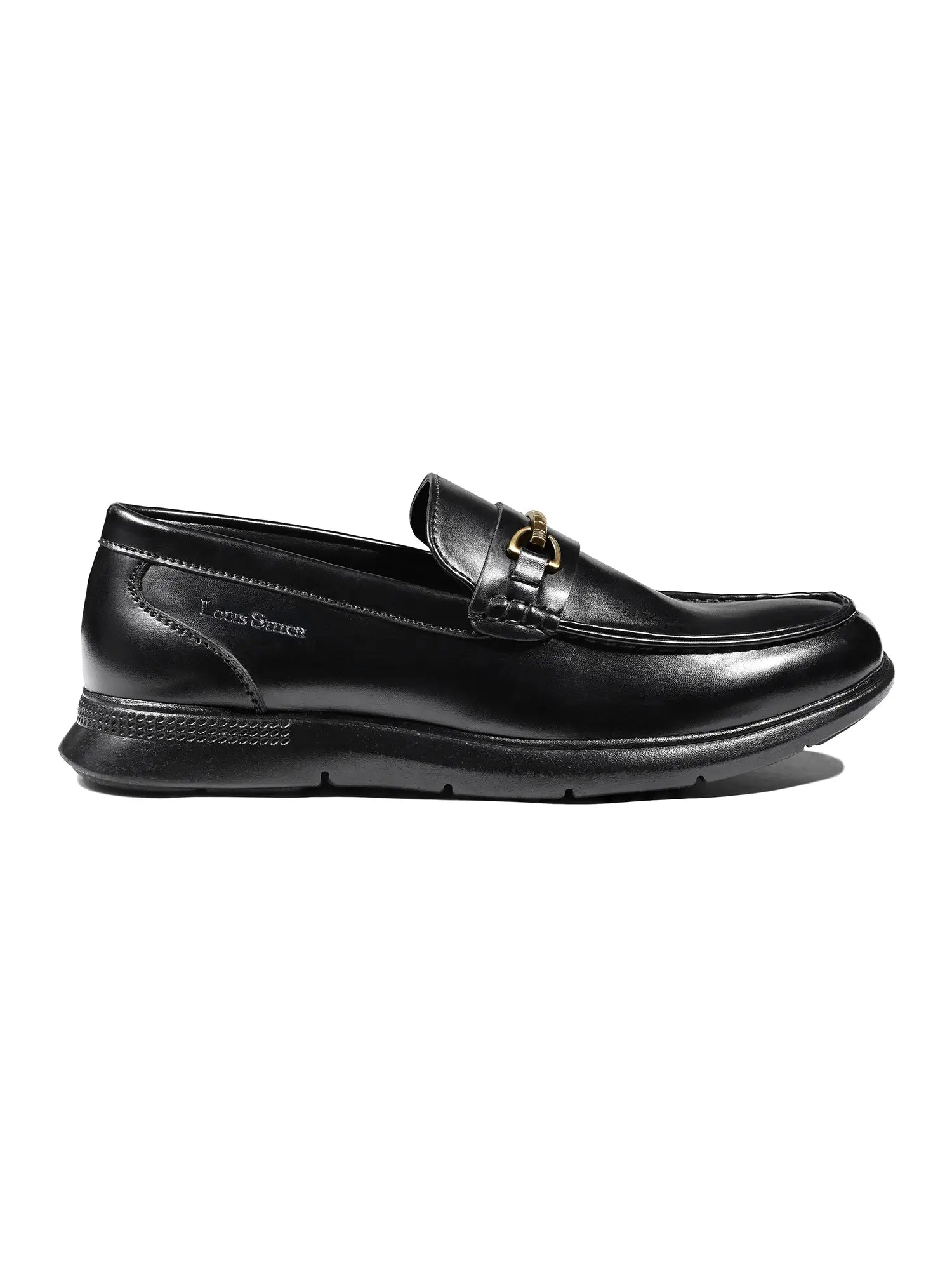 Men’s Jet Black Formal Moccasin Shoes
