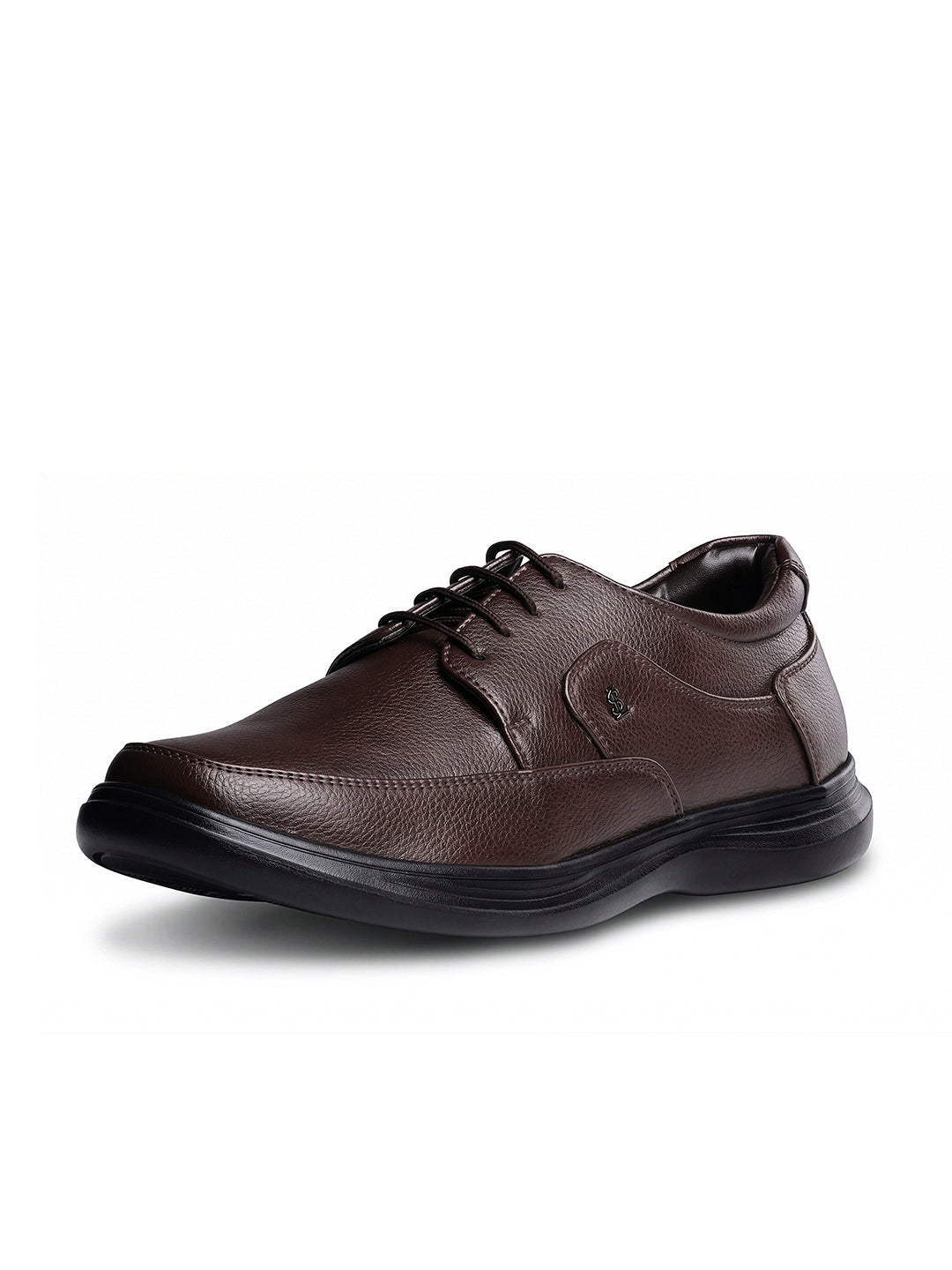 Brunette Brown Genuine Leather Ultra Lightweight Derby Shoes