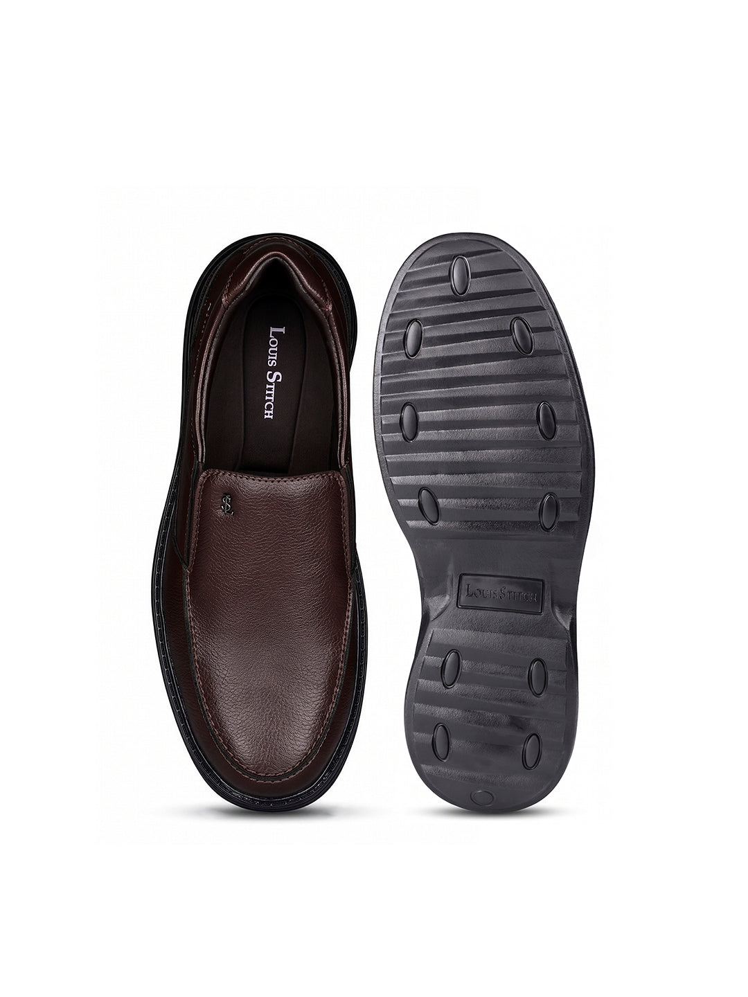 Brunette Brown Comfortable Slip-On Shoes