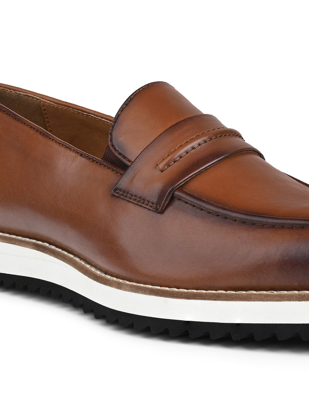 Tan Smart Casual Ultra Lightweight Moccasin Shoes