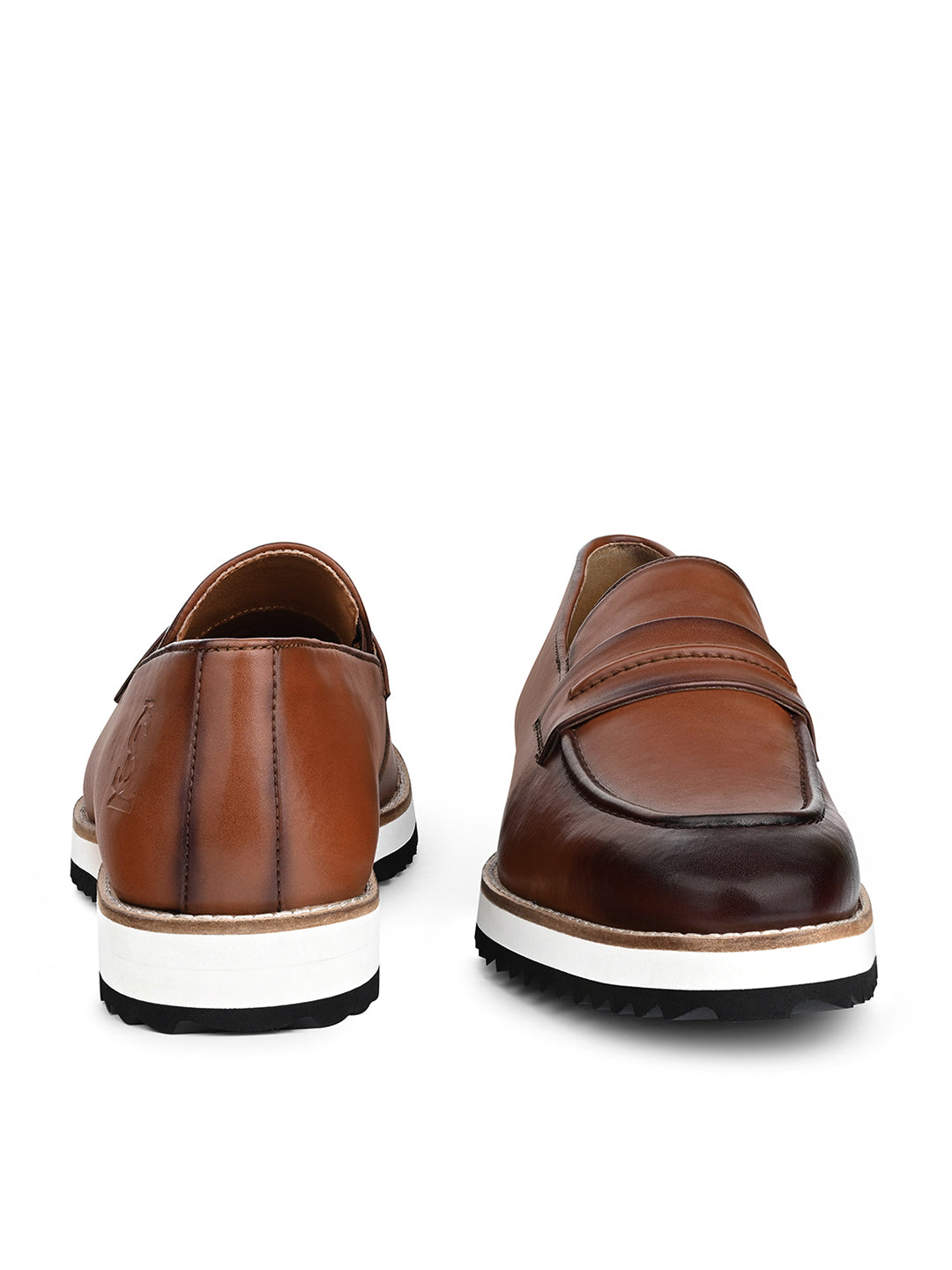 Tan Smart Casual Ultra Lightweight Moccasin Shoes