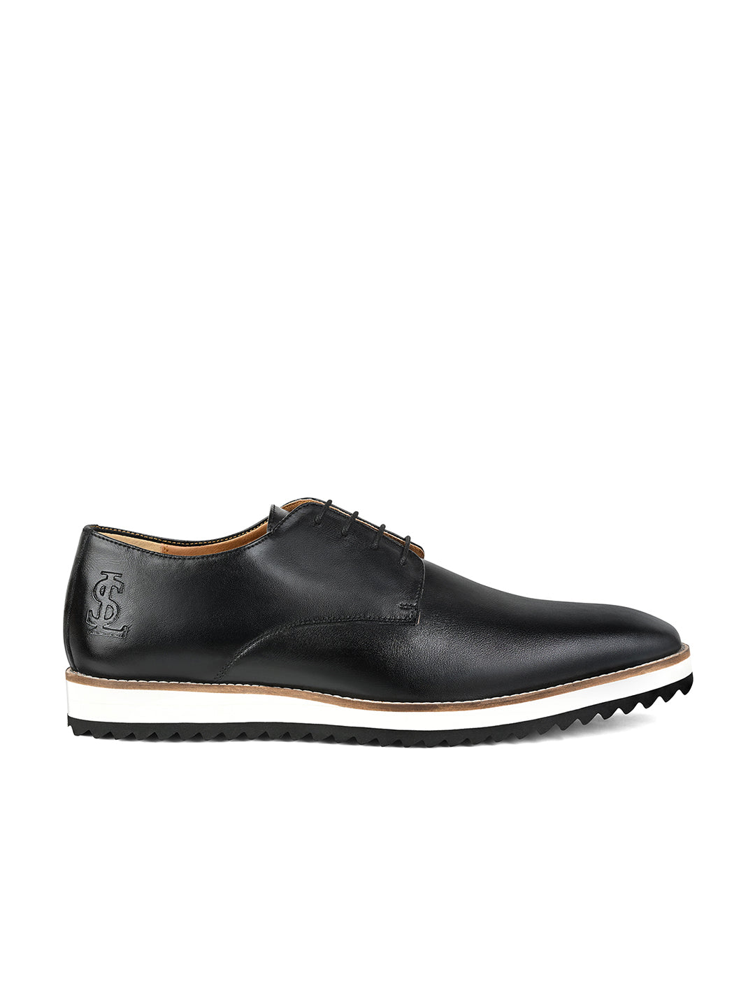 Jet Black Ultra Lightweight and Comfortable Derbys