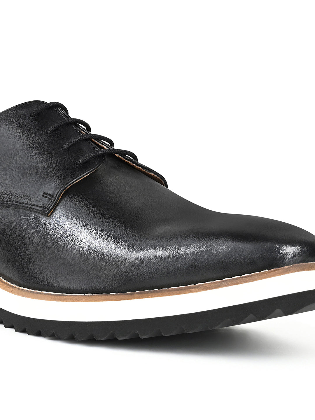 Jet Black Ultra Lightweight and Comfortable Derbys