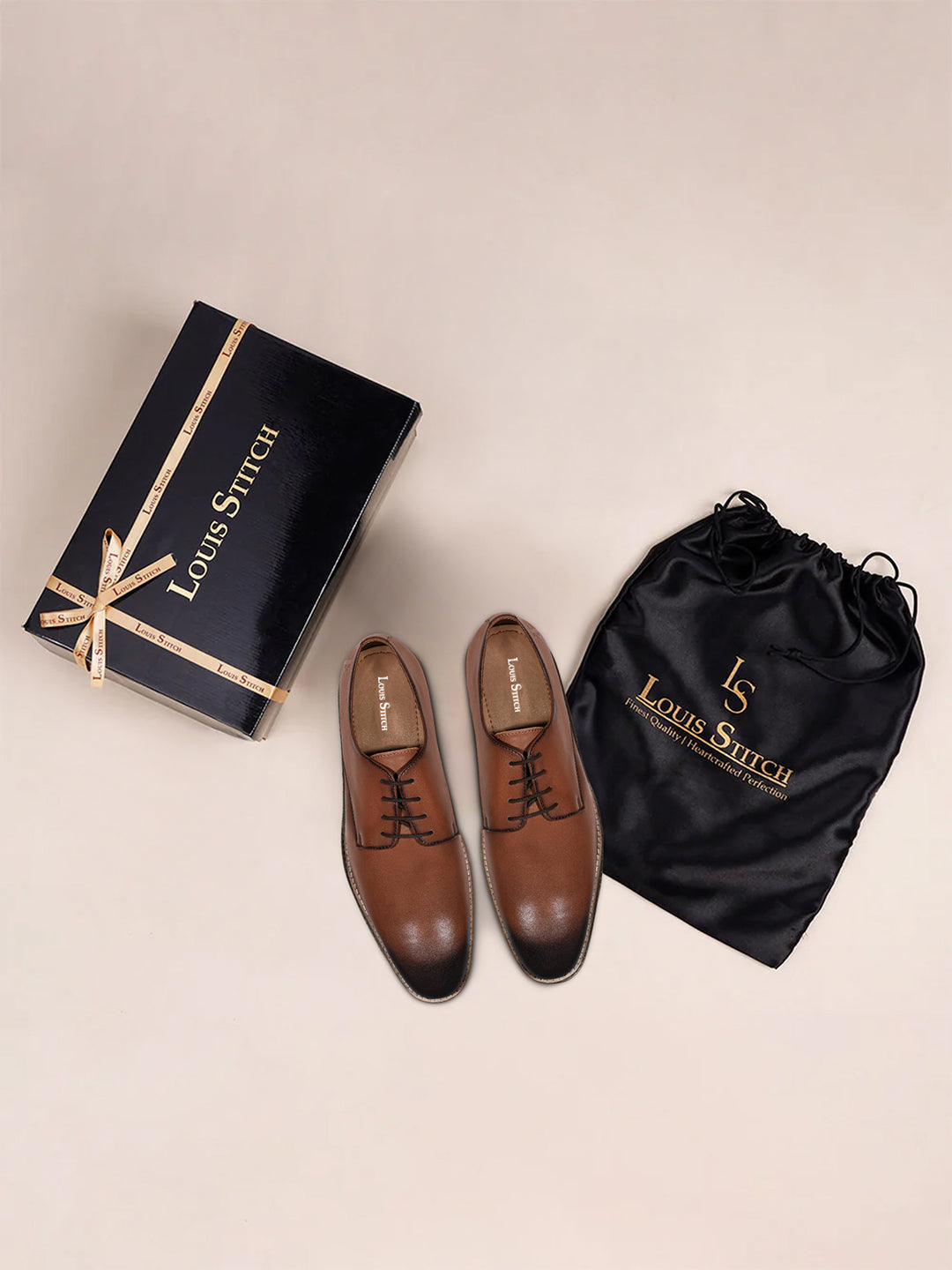 Tan Ultra Lightweight and Comfortable Derbys