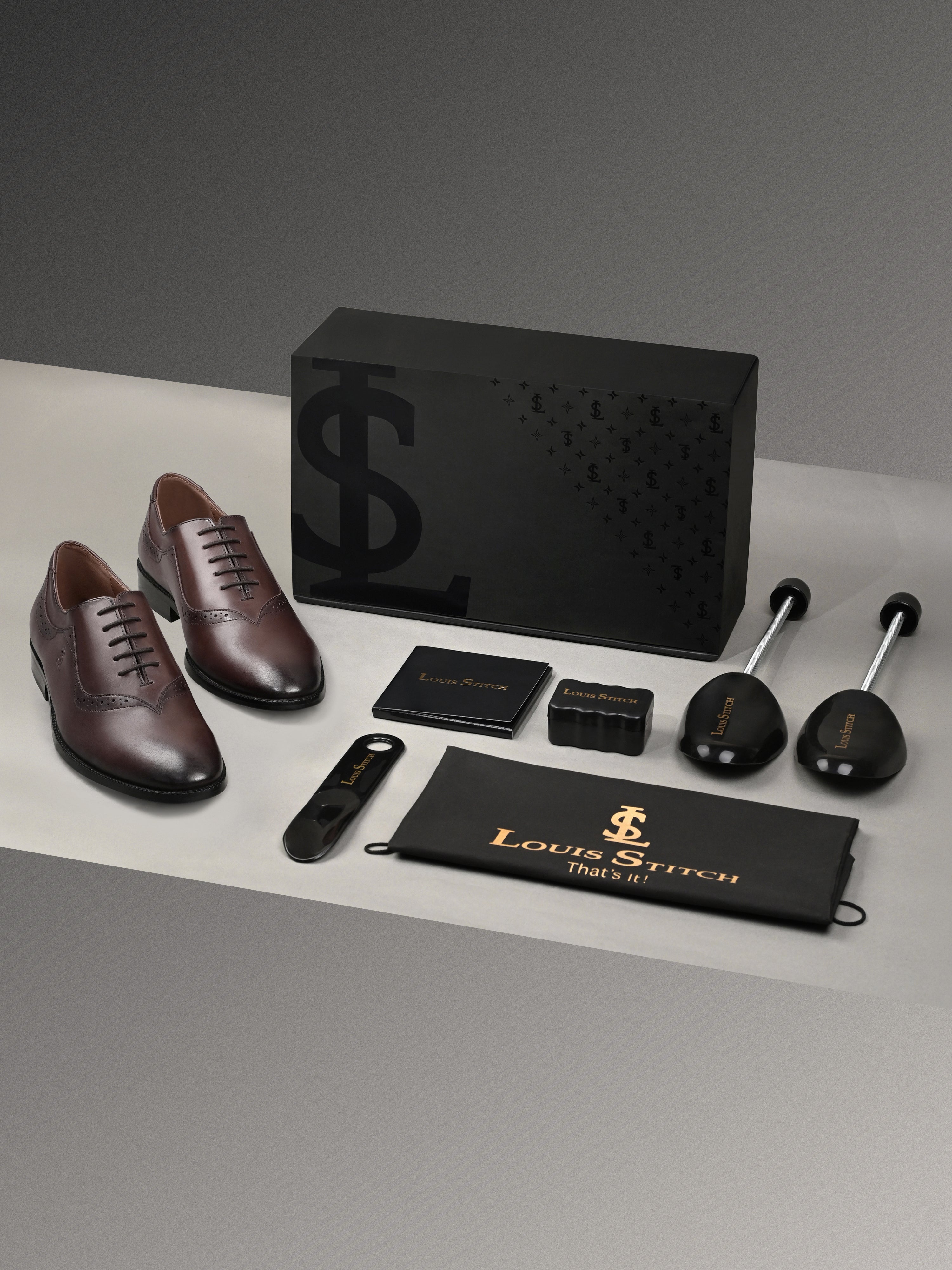 Brunette Brown Italian Crust Leather Formal Derby