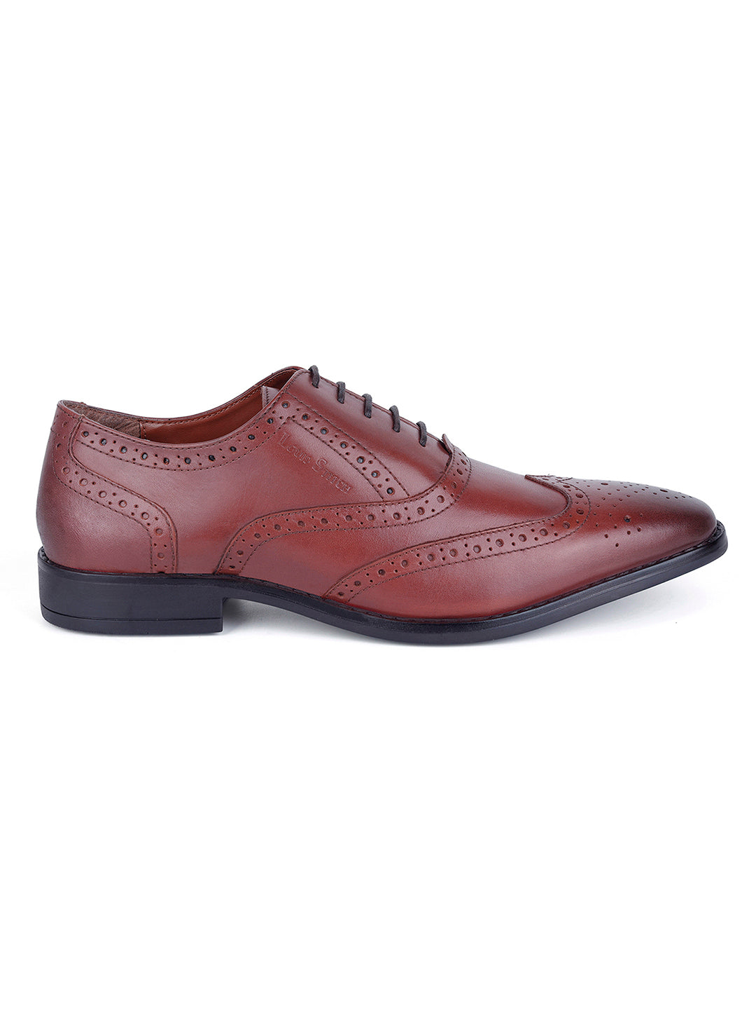 Rosewood Egyptian Crust Leather Brogue Shoes