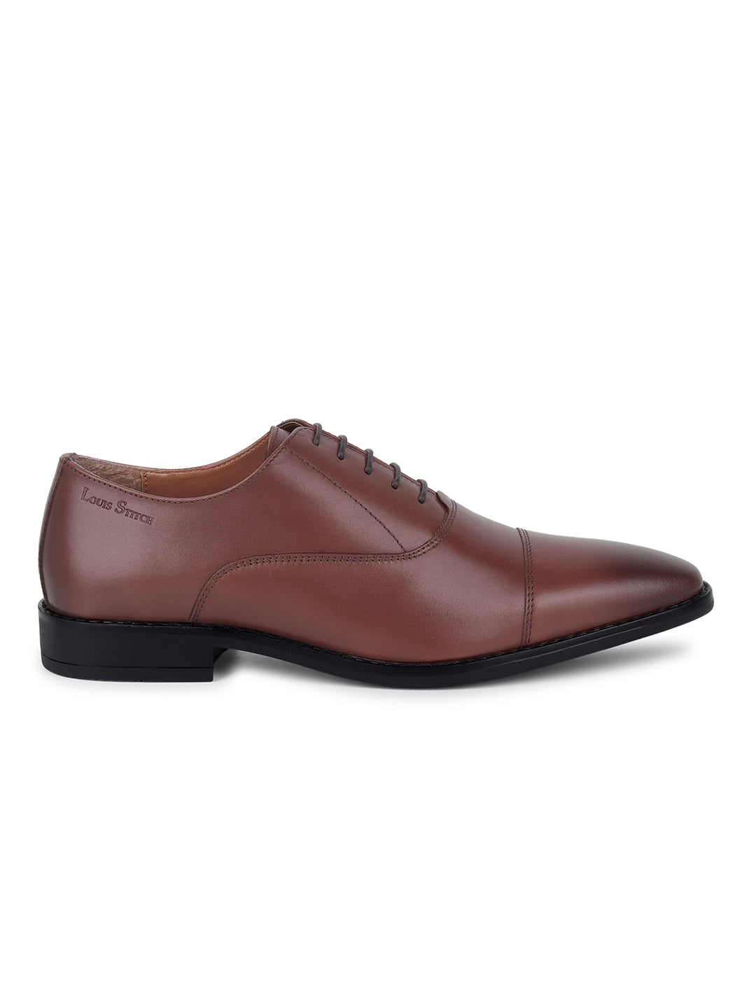 Russet Tan Egyptian Crust Leather Derby Shoes