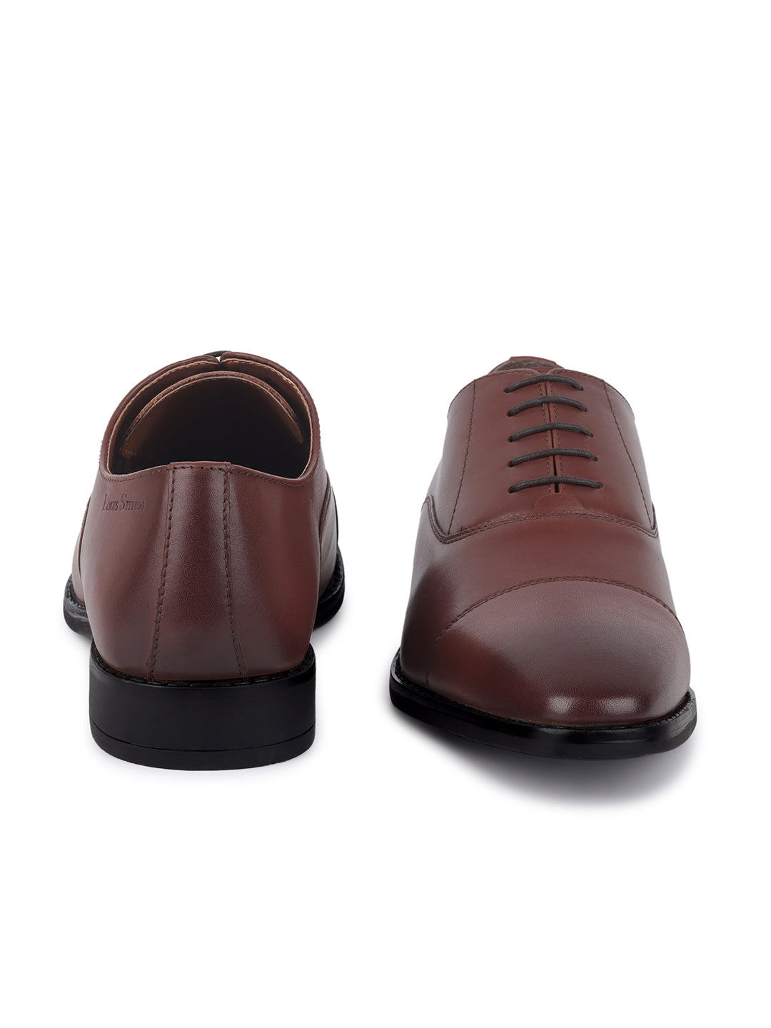 Russet Tan Egyptian Crust Leather Derby Shoes