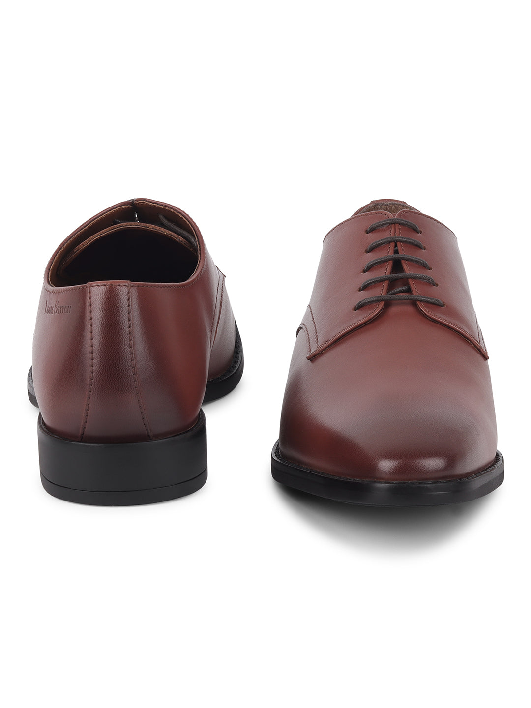 Russet Tan Egyptian Crust Leather Derby Shoes