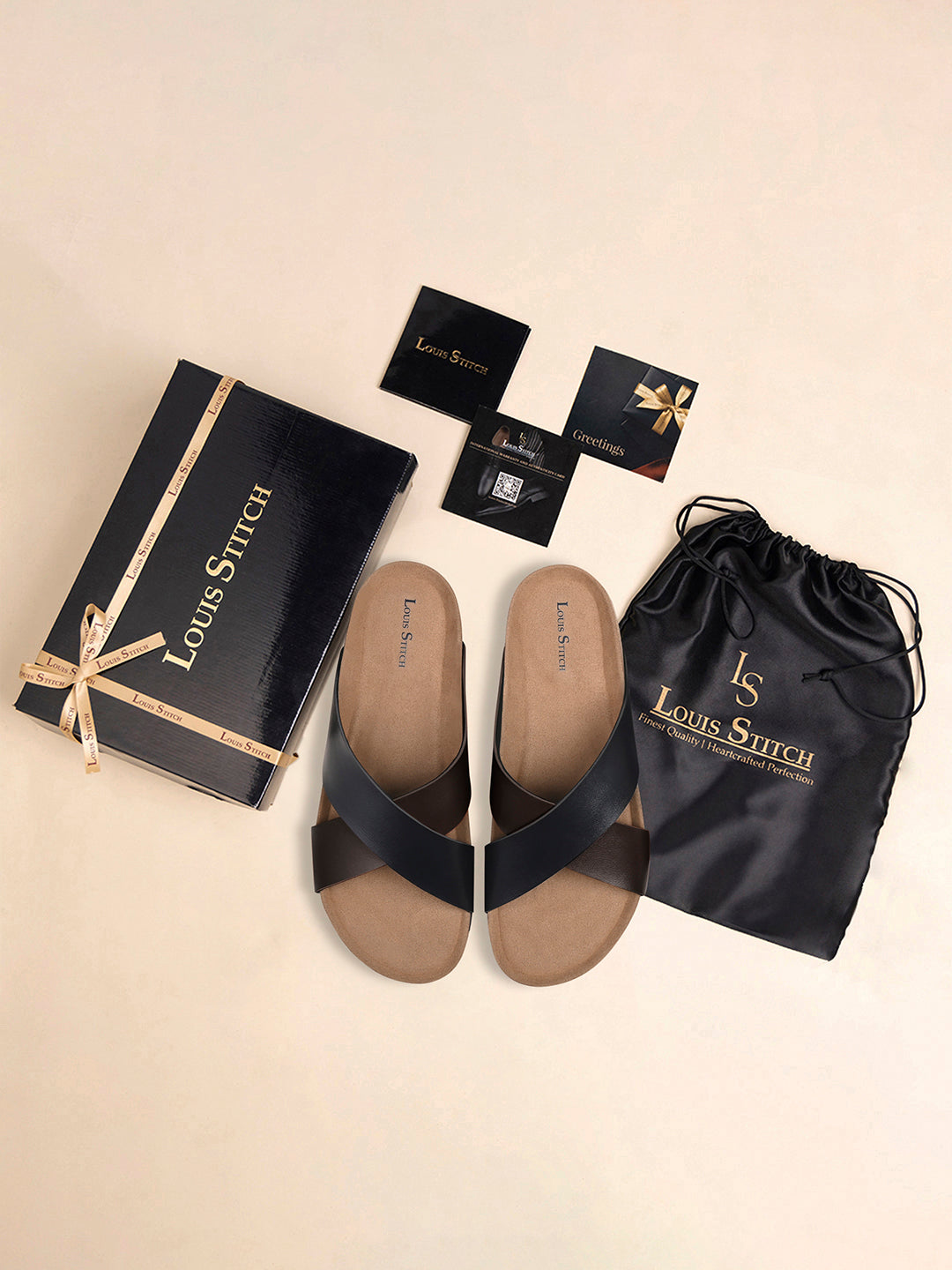 Brunette Brown Lightweight Cross Strap Casual Slip-on Cork Sandal