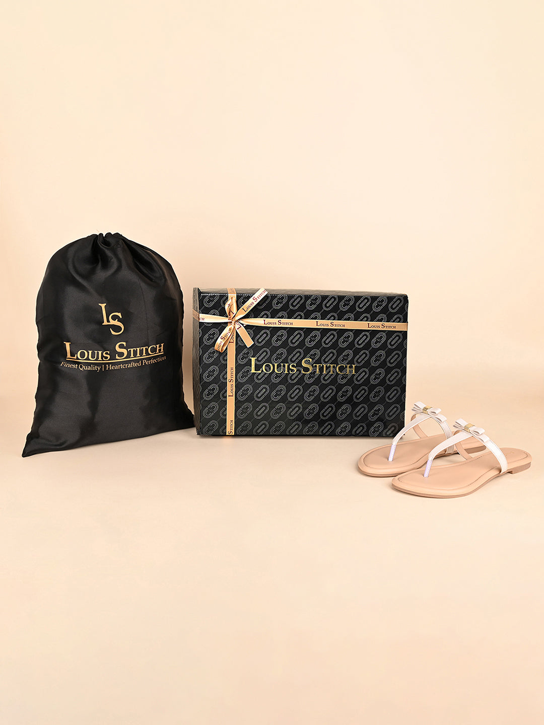 Women's Slip-On Cream T-Strap Lightweight Sandals