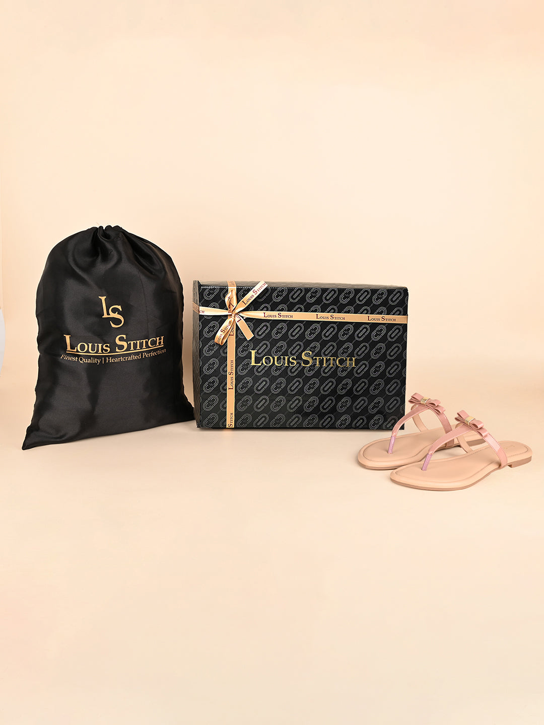Women's Slip-On Peach Pink T-Strap Lightweight Sandals