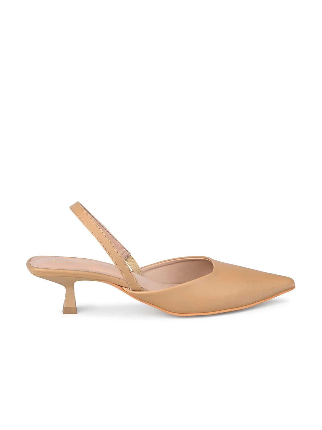 Women's Chikoo Brown Pointed Toe Ankle Strap Sandals