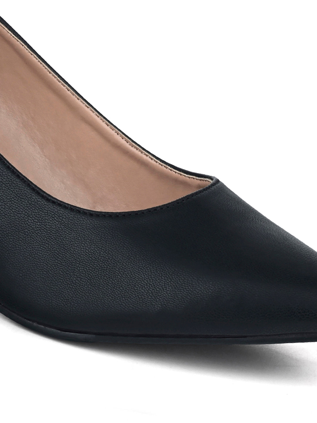 Women's Black Pump Heel Balley Sandals