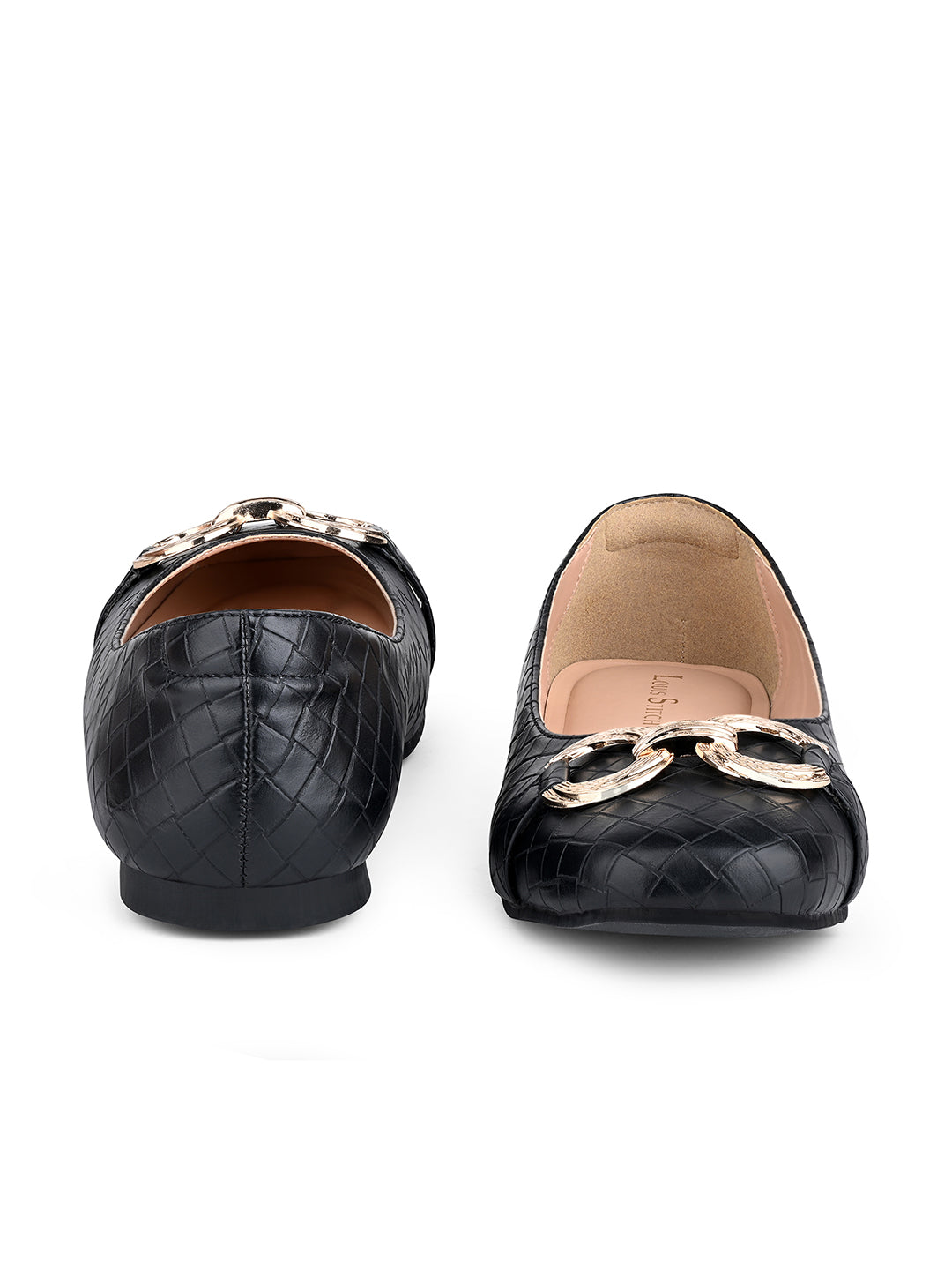 Women’s Black Flat Heel Balley Comfortable Sandals