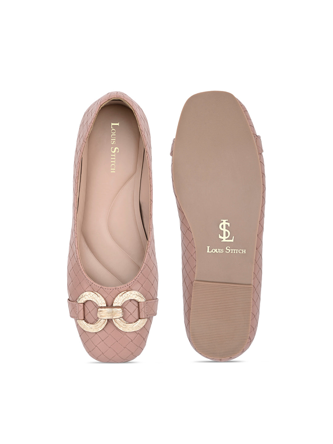 Women’s Nude Flat Heel Balley Comfortable Sandals