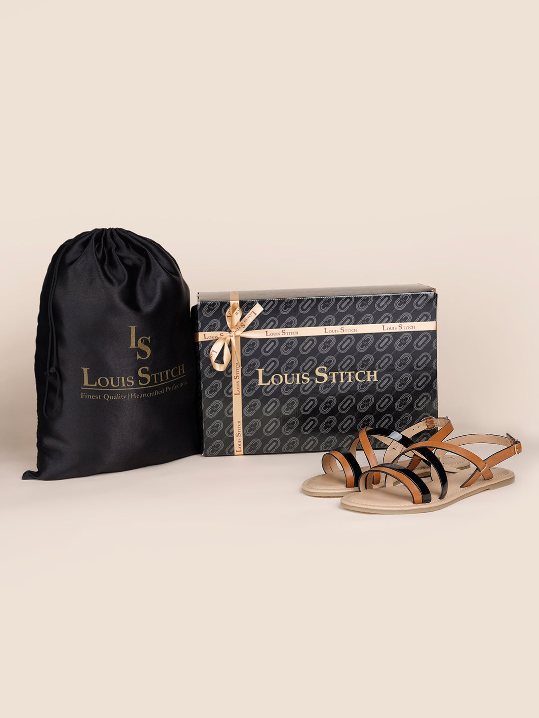 Women's Dual Color Striped Lightweight Sandals