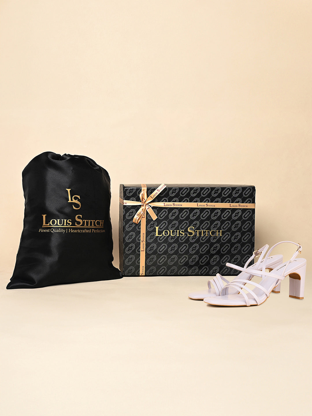 Women Lilac Block Heel Slip-On Comfortable Ladies Sandals