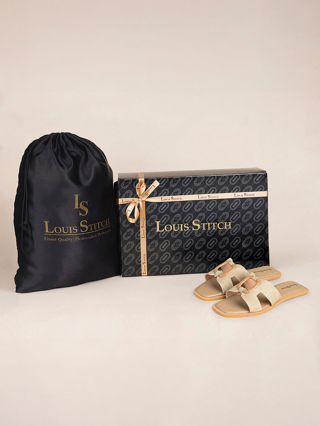 Women's Beige Flat Fashion Square Buckle Strap Lightweight Sandals