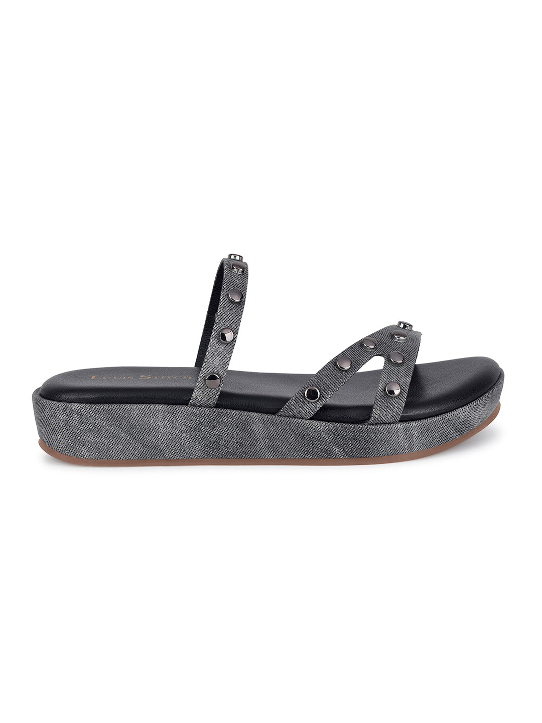 Women's Beads Straps Black Lightweight Sandals