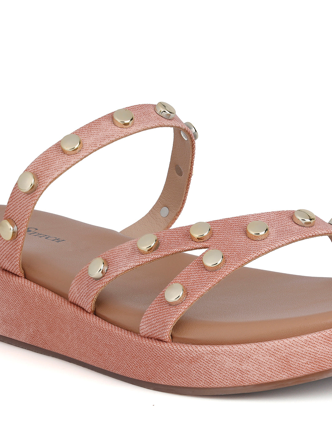 Women's Beads Straps Pink Lightweight Sandals