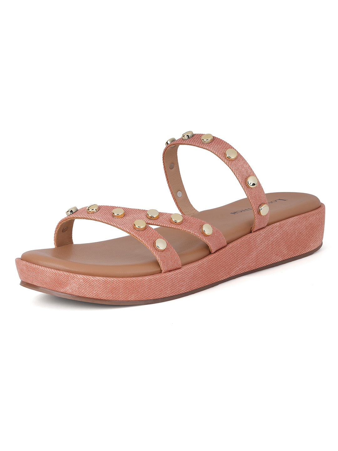 Women's Beads Straps Pink Lightweight Sandals