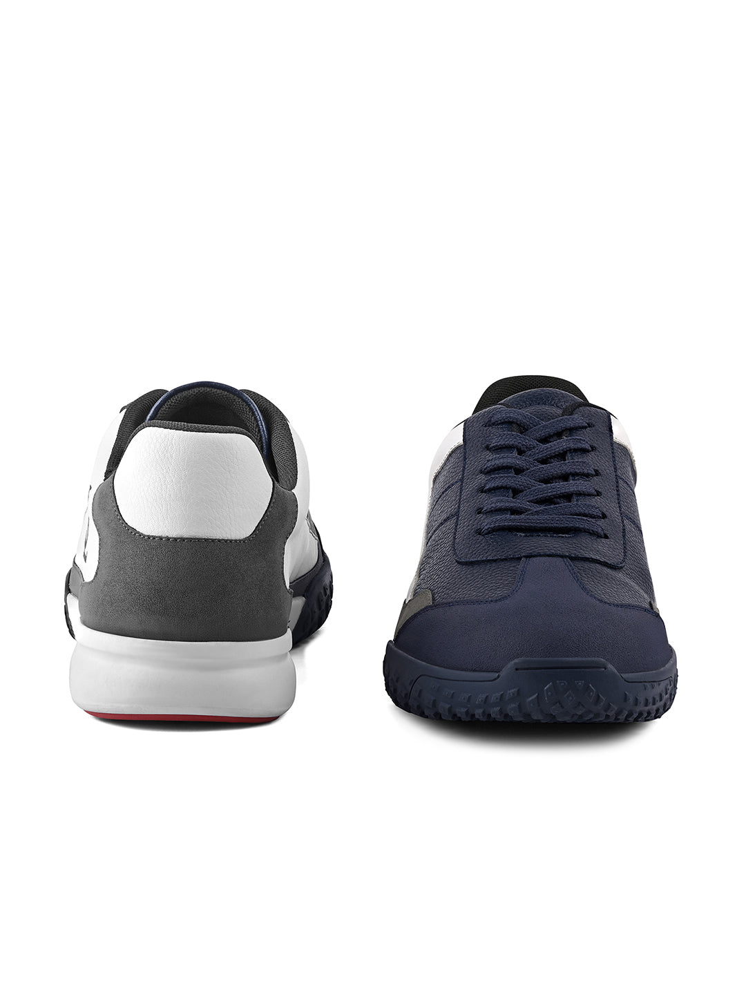 Blue and Grey Comfortable Lace-Up Sneaker