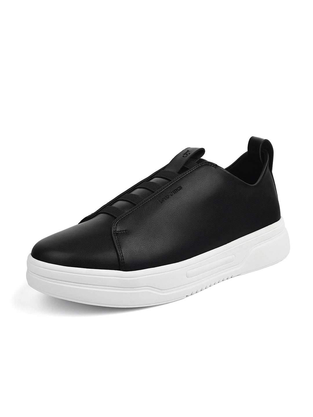Black Casual Slip-On Sneakers for Men