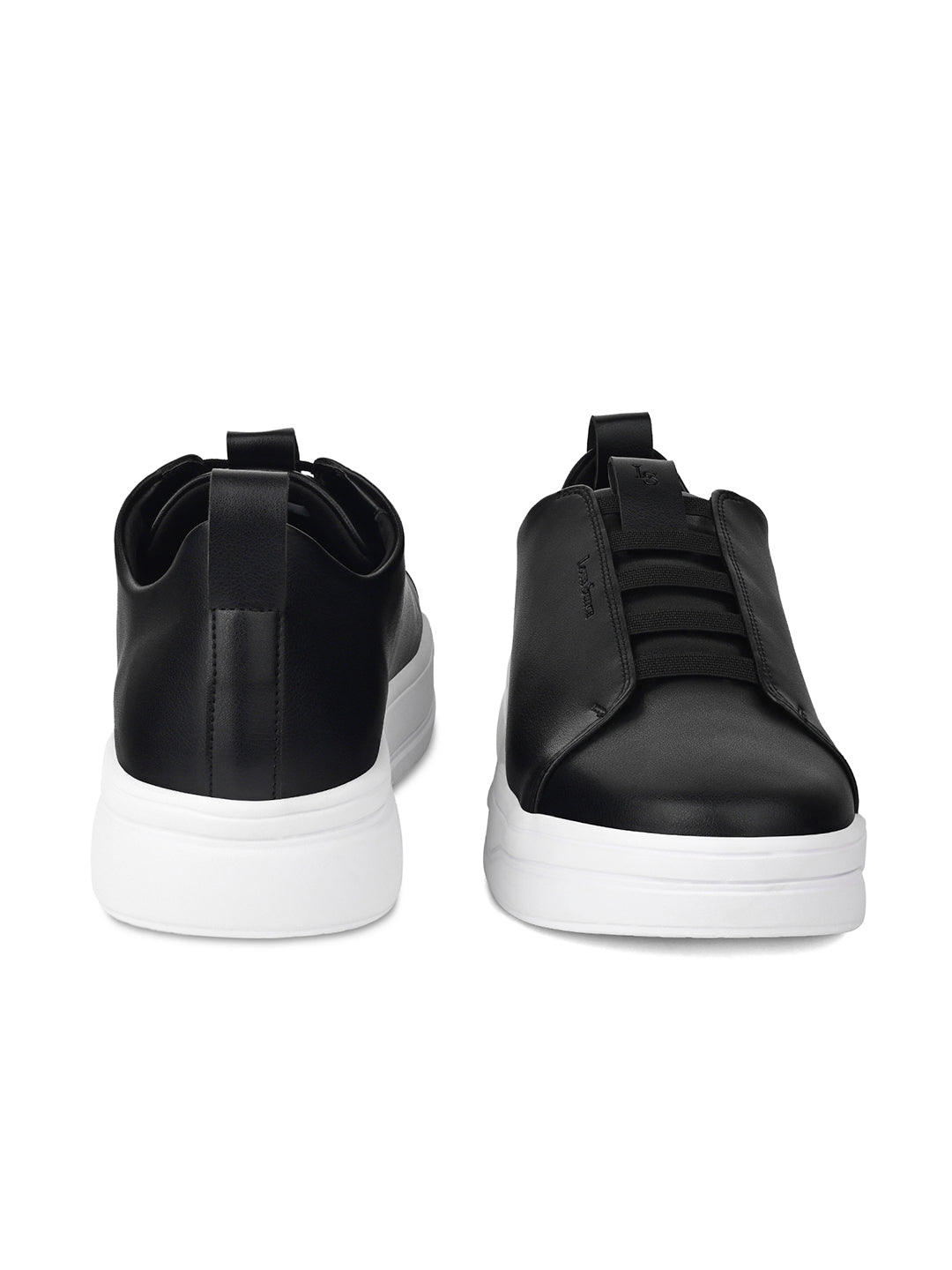 Black Casual Slip-On Sneakers for Men