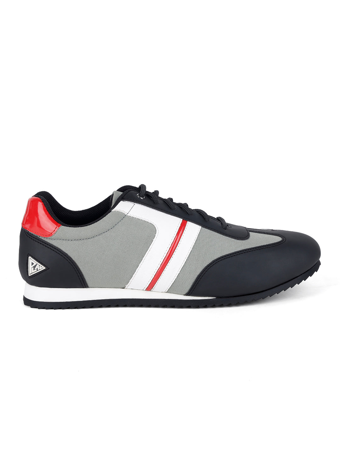 Egyptian Black Fashion Color Blocked Lace-Up Sneaker