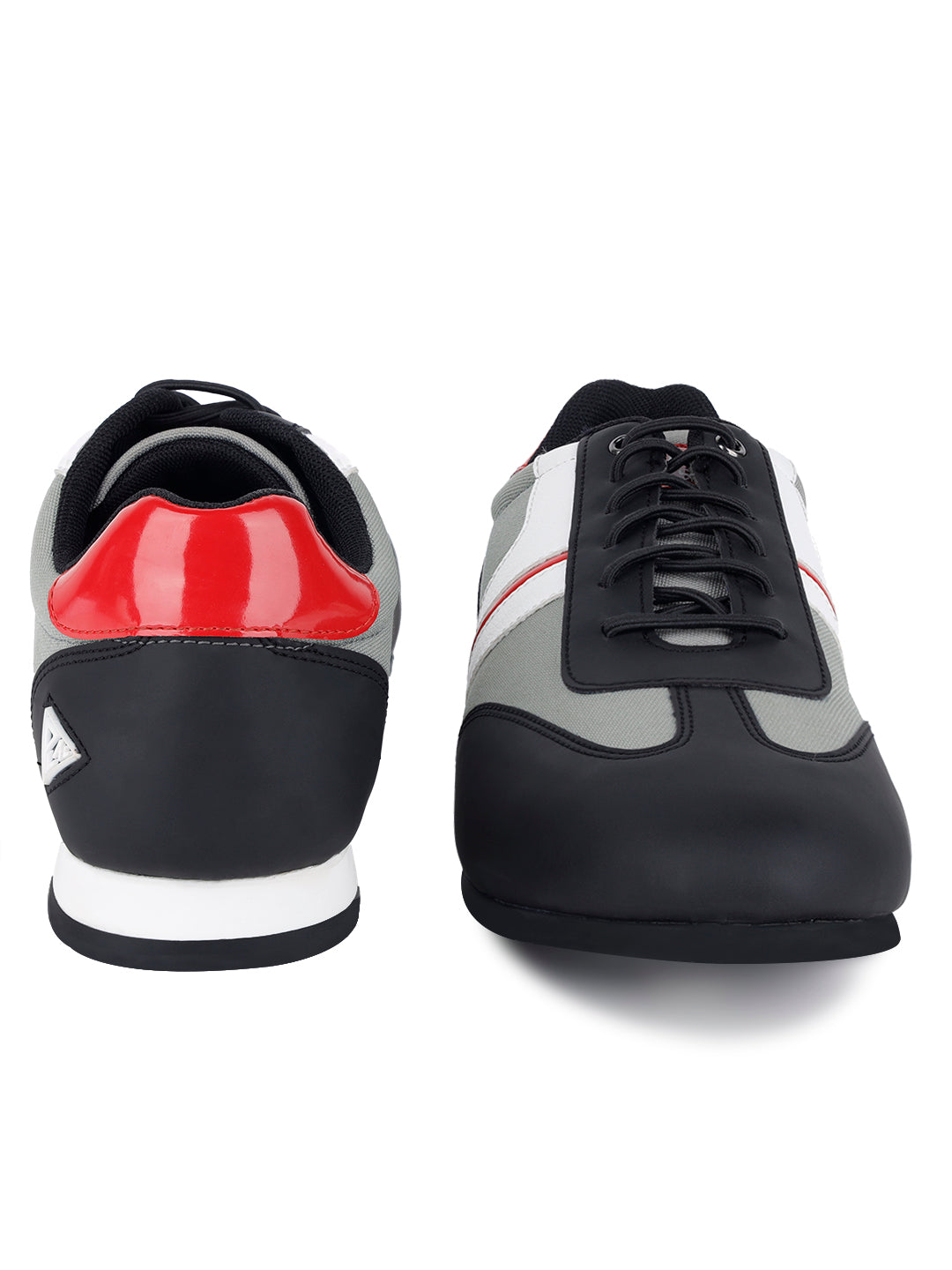 Egyptian Black Fashion Color Blocked Lace-Up Sneaker