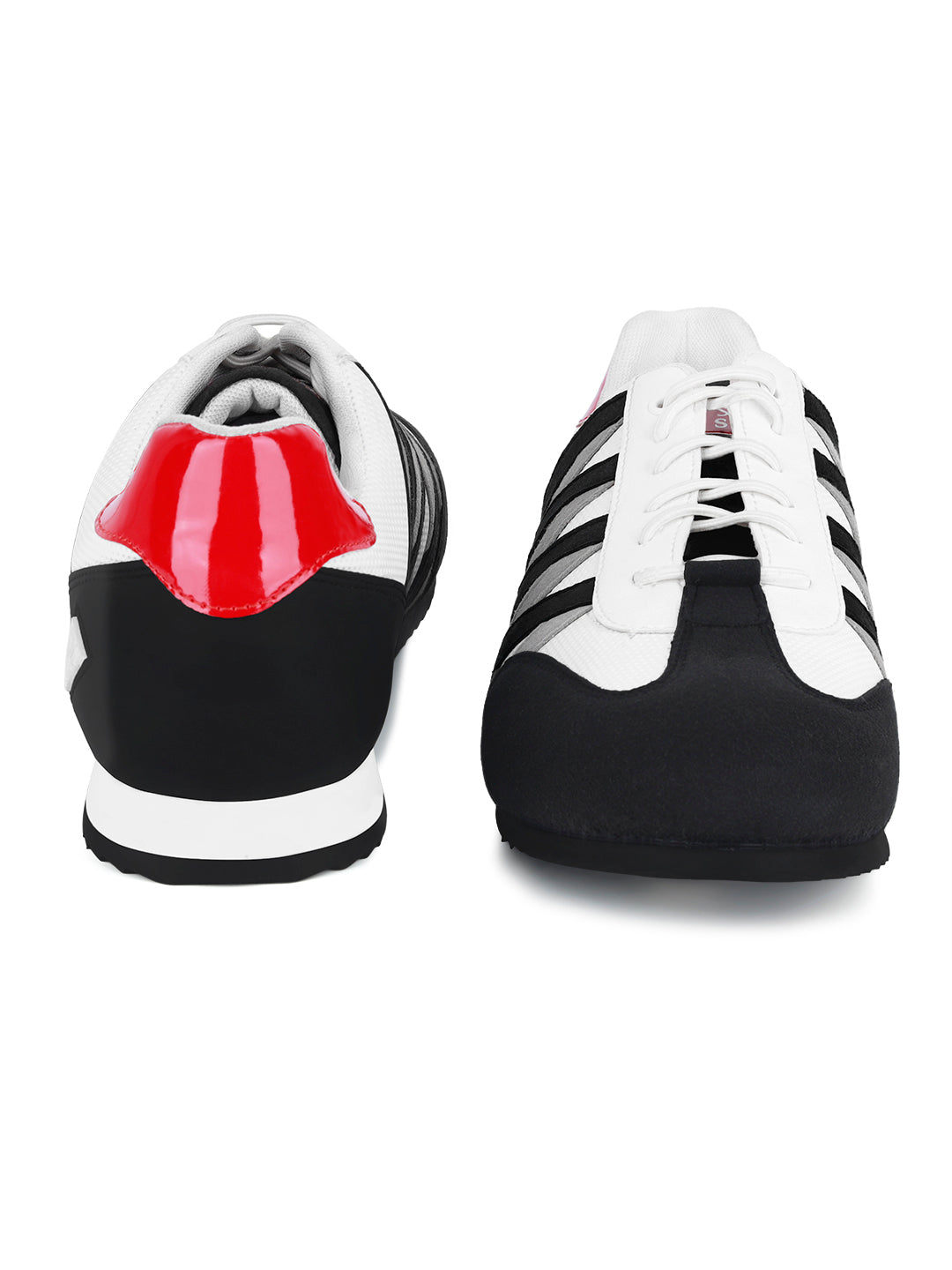 Egyptian Black Fashion Color Blocked Lace-Up Sneaker