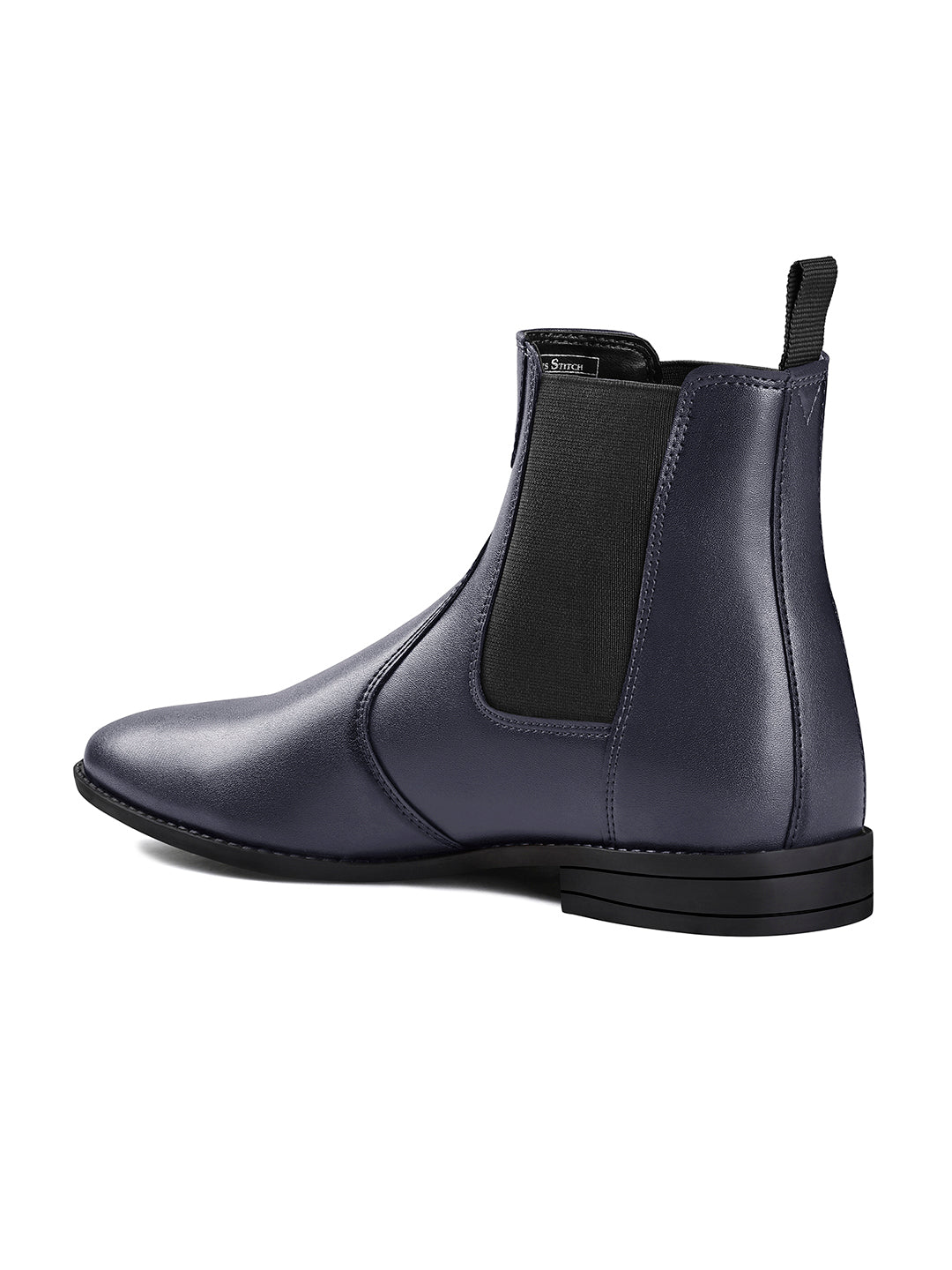 Federal Blue Dual Tone Handcrafted Chelsea Boots