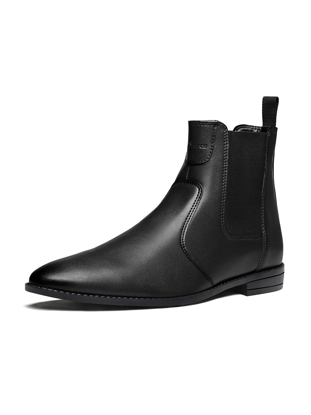 Obsidian Black Dual Tone Handcrafted Chelsea Boots