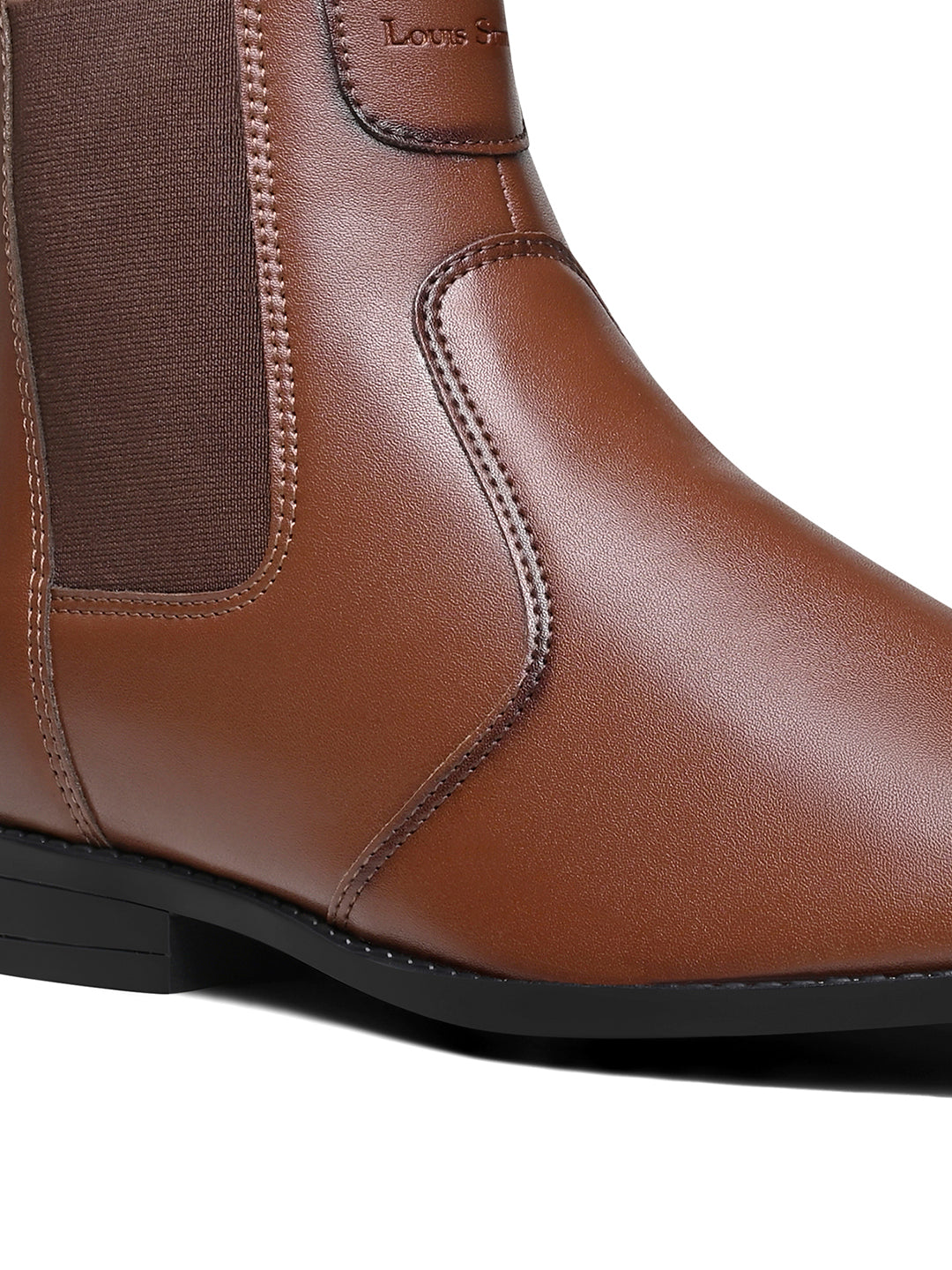 Russet Tan Dual Tone Handcrafted Chelsea Boots