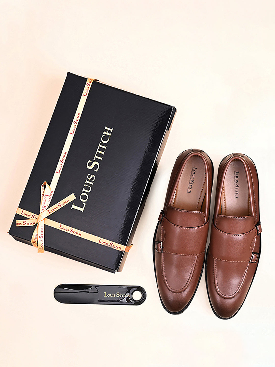 Russet Tan Handcrafted Slipon Style Comfortable Monks