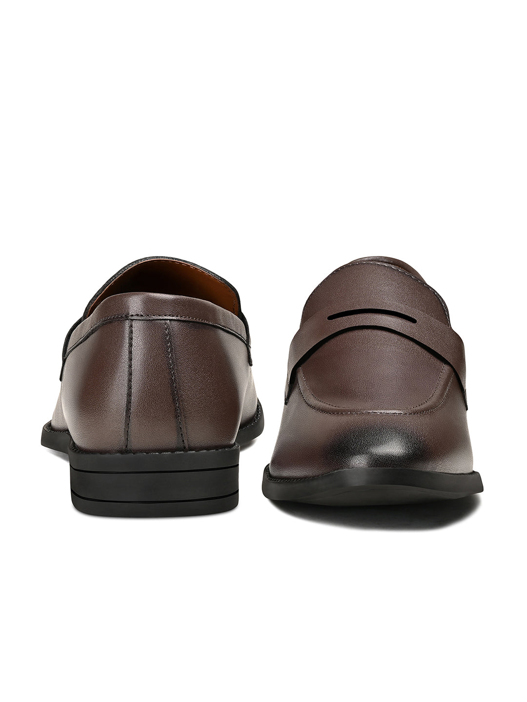 Brunette Brown Slipon Style Comfortable Moccasin