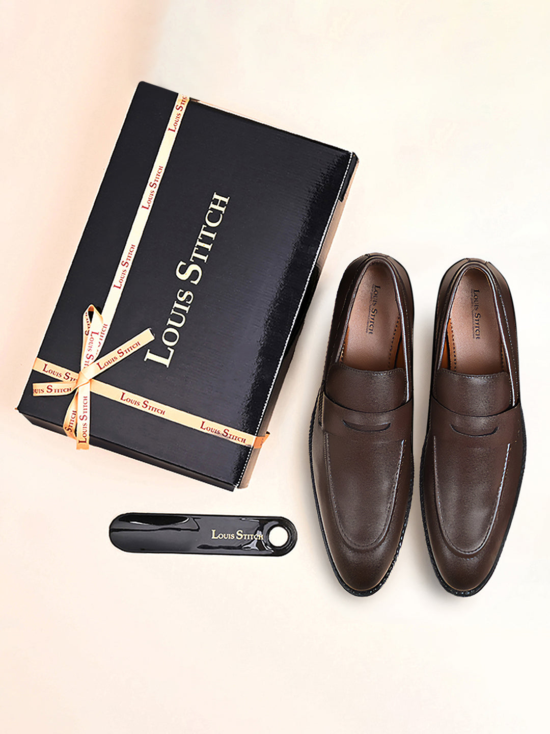 Brunette Brown Slipon Style Comfortable Moccasins