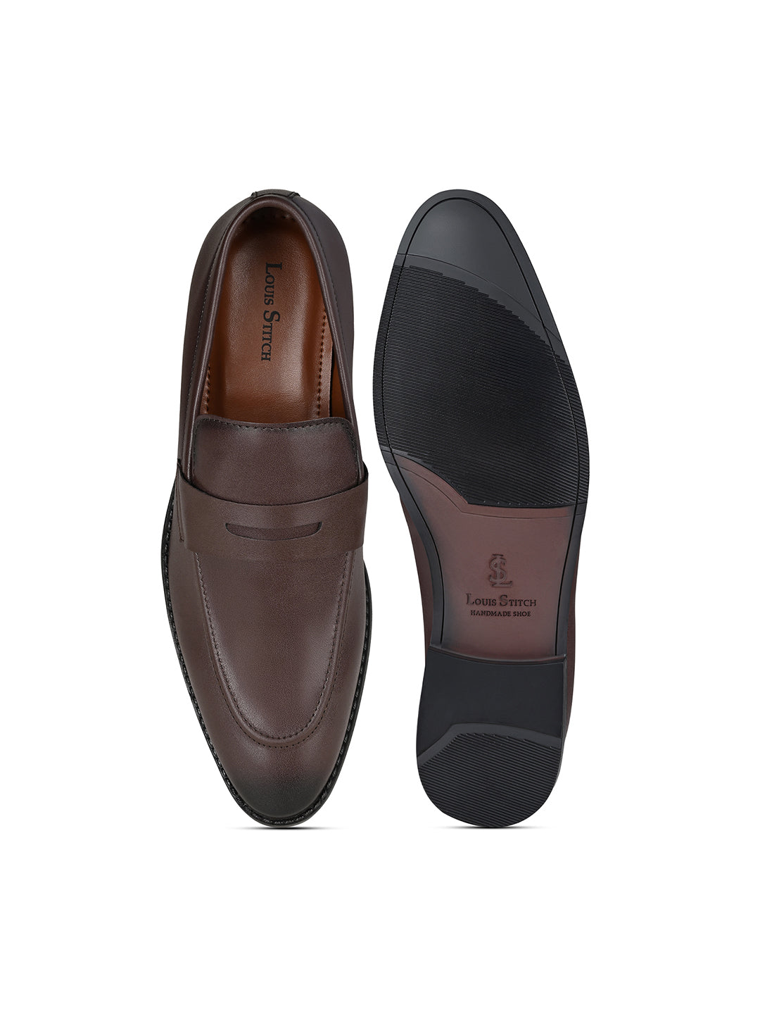Brunette Brown Slipon Style Comfortable Moccasin